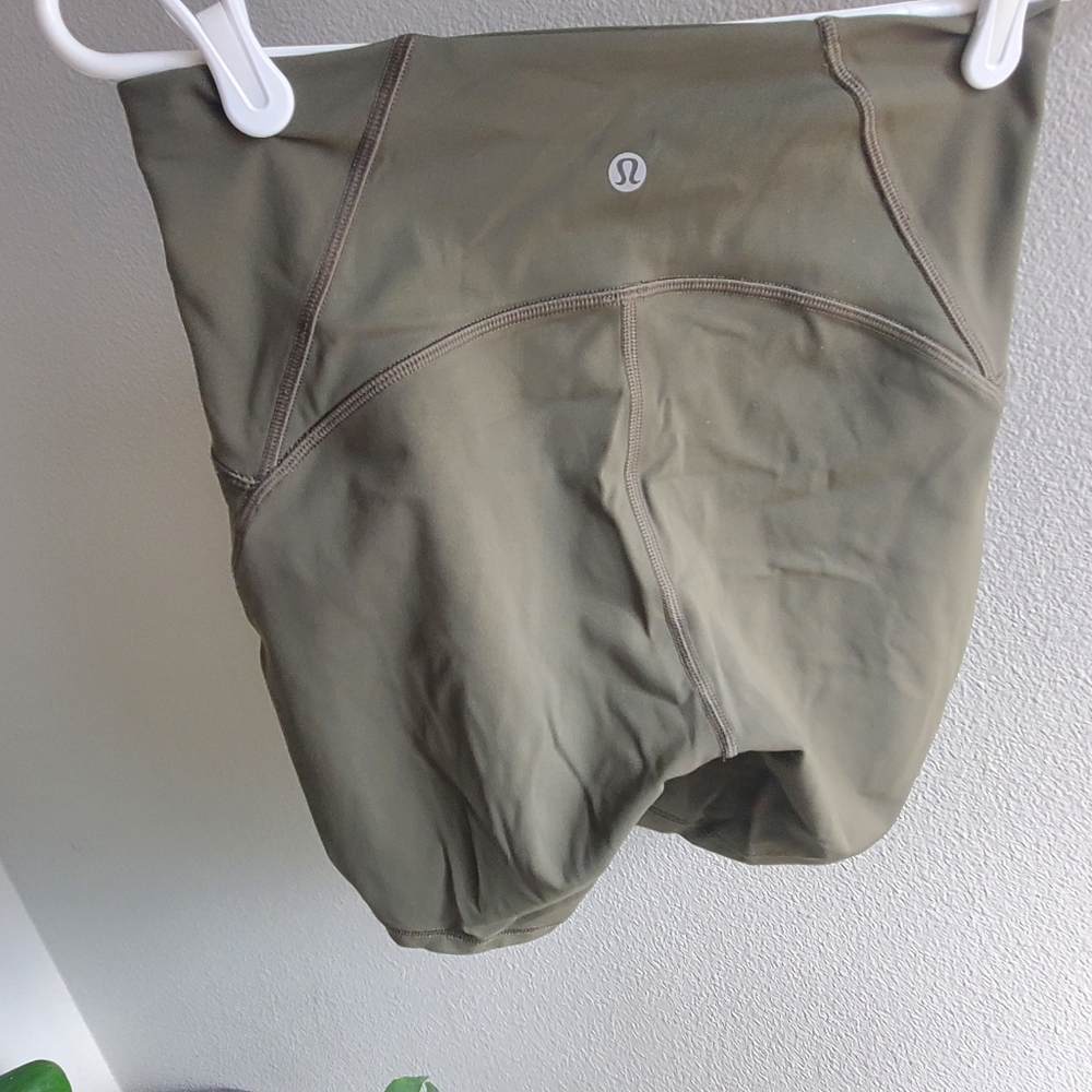 Lululemon 6in Inseam high-waisted shorts